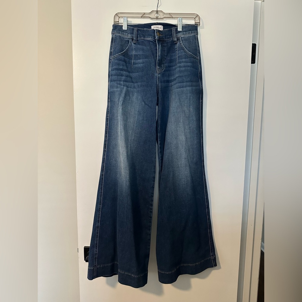 Women's Size 27 Evereve Wide-Leg Jeans